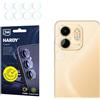 3mk Fusion Lens Protection Vetro ibrido per lente per Infinix Smart 9, Protezione lente, Senza perdita di qualità fotografica, Invisibile
