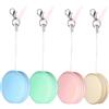 Zerodeko Kit 4pezzi Pulitore Schermo Cellulare Macaron in Silicone e Pp con Laccetto e Fibbia, Rimuove Macchie e Impronte, per Laptop, Fotocamere e Uso Quotidiano Colore Casuale