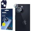 3mk Lens Protection Pro Vetro per fotocamera per Apple iPhone 15/15 Plus, Anelli per obiettivo, Cornice in metallo, Qualità fotografica inalterata