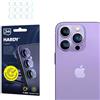3mk Fusion Lens Protection Vetro ibrido per lente per Apple iPhone 14 Pro/14 Pro Max, Protezione lente, Senza perdita di qualità fotografica, Invisibile