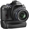Olympus E-620 - Fotocamera digitale SLR (12 megapixel, stabilizzatore d'immagine, Live View, Art Filter), con impugnatura per batteria e obiettivo da 14-42 mm
