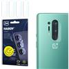 3mk Fusion Lens Protection Vetro ibrido per lente per OnePlus 8 5G, Protezione lente, Senza perdita di qualità fotografica, Invisibile