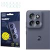 3mk Fusion Lens Protection Vetro ibrido per lente per Motorola Edge 50 5G, Protezione lente, Senza perdita di qualità fotografica, Invisibile