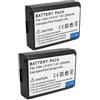 GPSZNNSKAS Batteria for fotocamera digitale LP-E10 LPE10 LP E10 for EOS 1100D 1200D 1300D(2 Battery)