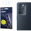 3mk Fusion Lens Protection Vetro ibrido per lente per Oppo Reno 6 5G, Protezione lente, Senza perdita di qualità fotografica, Invisibile