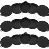 VILLCASE 15 Pezzi Copertura Protettiva in Silicone per Obiettivo Fotocamera Action Camera Accessorio Nero Antipolvere Protezione Personalizzata per Viaggi e Attività Outdoor