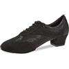 Diamant Scarpe da Ballo Donna 188-134-548 - Microfibra/Glitter Nero - Regolare - 3,7 cm Cuban - Taglia: UK 6,5