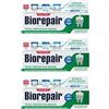 Biorepair, Dentifricio Total Protective Repair, Ripara lo Smalto, Protegge da Placca, Tartaro e Carie, Ripara lo Smalto, Mantiene l'Alito Fresco, Dentifricio Senza Fluoro, 75 ml (Confezione da 3)