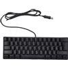Gistuch Tastiera per computer, cavo USB, tasti con illuminazione RGB, tasti con profilo a "rollover", membrana ottimizzata per giochi