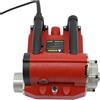 KDbinytt Fresa per calcestruzzo, 4580 W, 3500 u/min, 15 cm, larghezza 1-4 mm, regolazione della profondità, lame in acciaio al tungsteno, connettore aspirapolvere, cavo da 3 m, rosso, per intonaco, cemento