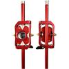 georadian.com Mini prisma MPS06 - Mini prisma a punti, con 4 aste da 30 cm, lente da 25,4 mm, 0 mm/-30 mm, adattatore da 5/8 pollici per stazione totale