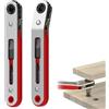 APOMOONS 2pcs Chiave a Cricchetto Cacciavite Magnetico 1/4 Mini Cacciavite Offset Reversibile a Coppia Elevata per Riparazione dell'Auto