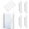 Gudalea Maniglia per porta del balcone e maniglie per finestre, colore bianco, facile da installare, super adesione, design confortevole, maniglia per porta del patio e maniglie per porta del