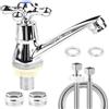 Byffoer Rubinetto Acqua Fredda,Singolo Rubinetto Acqua Fredda Lavabo Moderno Rubinetto,Lavello Acqua Fredda Rubinetto Lavabo con Filtro Per Lavabo Bagno