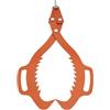 EurHomePlus Pinza forestale per tronchi fino a 630 mm, forza di trazione, 1000 kg, pinza per sollevamento legno (arancione)