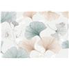WallArena - Carta da parati fotografica - Fiori 400x280 cm - Murale fotografico - Per soggiorno e camera da letto - Effetto 3D - con Colla - Boho bianco naturale