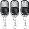 Kryolithm Telecomando universale per porta del garage 3 pezzi, telecomando 433 MHz, telecomando per porta del garage con 4 pulsanti per apriporta del garage, porte a rullo, porte, interruttore luce