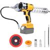 ConBlom Pressa per grasso senza fili compatibile con batteria Dewalt 20V, senza spazzole 13000 PSI, professionale ad alta pressione con tubo ad alta pressione da 30 cm (senza batteria)