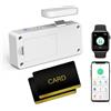 eLinkSmart Serratura dell'armadietto Serratura elettronica del cassetto RFID eLinkSmart Nessuna chiave: App Bluetooth NFC Chiusura dell'armadietto nascosta a prova di bambino per dispensa di liquori mimetici