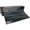 XINHAN AUTO PARTS Xinhan (Oro-Argento-Nero) Foglio in fibra di vetro alluminizzato con retro adesivo, pratica protezione contro il calore, protezione termica alluminizzata (nero, 61 x 121 cm)