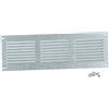 Steinberg14 Griglia di Ventilazione Rettangolare 300x100 mm - Griglie di Aerazione in Metallo Zincato - Serranda di Scarico dell'aria con Zanzariera - Copri Bocchetta Interna a Parete e a Soffitto