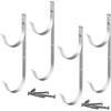 Generisch Porta attrezzi da piscina, organizer per bordo piscina, supporto per skimmer per rastrelli, skimmer, ringhiere da parete, aste telescopiche, tubi, spazzole, attrezzi,