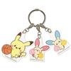 PokePeace Sport Acrilico 3 Portachiavi Pikachu Plusle Minun Pokemon Center Gi...