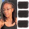 ELAOGI Afro Kinky Ricci sintetici Bulk Hair Bulk Hair Bulk 12 pollici Marley Twist Hair Bulk for dreadlock Extension Spring Afro Twist Hair Bulk for Mini Twist Repair Locs (12 pollici)