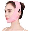 Probuk Fascia Viso V-Line Riutilizzabile - Maschera Rassodante per Ridurre il Doppio Mento, Effetto Lifting Immediato e Contorno del Viso più Definito, Antirughe e Rimodellante