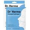 Dr. Herma 1x Maschera in Hydrogel - Maschera viso coreana per donne con acido ialuronico, collagene e niacinamide - idratante e illuminante per tutti i tipi di pelle