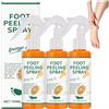 YUNFAX Foot Peeling Spray Orange Oil 100 ml, Callo Remover,Dead Skin Remover,Dry Cracked Heels,Moisturizing Foots Softener,Tired Smelly Feet Relief,Foot Exfoliating Spray,Healthy Feet,Fast Acting (3 pezzi)