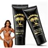 AONAT 2 Pezzi Crema Abbronzante Solare, Tanning Accelerator Cream per Solarium e Outdoor, Intensive Tanning Gel con Ingredienti Naturali per un'Abbronzatura Naturale e Duratura, 60g