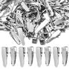 Bremorou 80 clip a coccodrillo, in argento, piccoli fermagli per capelli in metallo, per parrucchieri, per acconciature, accessori per il fai da te, accessori per il fai da te