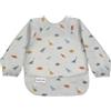 Tiny Twinkle - LSB-52_01 - Bavaglino grembiule per bambini impermeabile a maniche lunghe, con tasca, richiudibile, da viaggio, 6-24 mesi