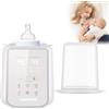 Anluomafuy Scalda-Biberon 8-in-1, Display Timer, Sterilizza, Notte, Tutti i Biberon