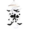 TROYSINC Campana da letto per bambini, con pipistrello nero, per culla e culla per Halloween, regalo
