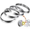 JINGLING Hub Centric Anelli da 110 a 106 OD = 110mm ID = 106mm Car Wheel Center Hub Ring Lega di Alluminio 4PCS 1 Anno di garanzia