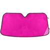 RPLIFE Parasole per parabrezza per auto, fucsia, pieghevole, per parabrezza anteriore, 140 x 70 cm