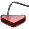 Springwillfly Luce di stop a LED per moto fuoristrada, ad alta visibilità, parafango posteriore con struttura robusta (rosso)