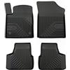 IMJ-Global Tappetini Auto Gomma No. 77 su Misura Compatibili con Volkswagen UP! 2011-2023, Set Completo di Tappeti Auto TPE per Migliorare Look e Sportività, Tappetino Premium in TPE Durevole