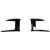 Generico Auto Frontali Paraurti Spoiler Per Bmw Serie 1 F40 120i 120d 128ti 118d 118i M135i Paraurti Anteriore Labbro Spoiler Laterale Splitter Trim Dal 2019 Al 2023(Nero lucido)