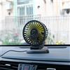 CGEAMDY Ventola Raffreddamento per Auto, Velocità E Rotazione a 360°, Ventilatore Portatile Auto, 12v Accendisigari Raffreddamento Estivo, Ventilatore Veicoli Elettrico, Ventilatore Auto Testa