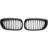 Ksjosji Griglia Paraurti Anteriore Per BMW Serie 3 E46 325Ci 330Ci Coupé 2 Porte 2003-2006 Coppia Griglia Anteriore Doppio Rene Opaca Lamella Singola 51137064317 Auto Griglie Radiatore