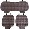 Auto Accessori Lupex Coprisedile Seduta 3 pezzi Universale Auto | Protezione Sedile 2 Anteriore e 1 Posteriore | Protector Comfort Automotive Cuscino Interni (Coffe)