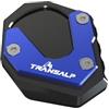 LYWEVCT Cavalletto Laterale Piede Per XL750 XL 750 TRANSALP 750 2023 2024 CNC Cavalletto Laterale Estensione Piede Supporto Piastra Base Antiscivolo