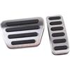 Aokvoh Pedali Per Auto Per Land Per Rover Per Discovery 5 2017-2023 Per Defender 90 110 2020-2023 Pedale Del Freno A Gas Pad Cover Copri Pedali Auto
