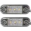 MelTruck® 2 luci di posizione a LED di colore bianco, IP66/68, per camion e rimorchi E20
