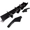 HLWXMDZ Per VW Per Golf Mk8 8 GTI 2020-2024 Diffusore Per Paraurti Posteriore Splitter Pinne Di Squalo Parafanghi Canard
