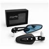 Esselle Parts Coppia Specchietti Retrovisori Manubrio Moto Carbon look Nero Scooter