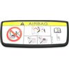 Pexorin Copertura specchietto di cortesia parasole, for Porsche, 911 991 718 Boxster Cayman 981 982, 982857551, 982857551T 982857551AR Specchio cosmetico per visiera parasole per auto
